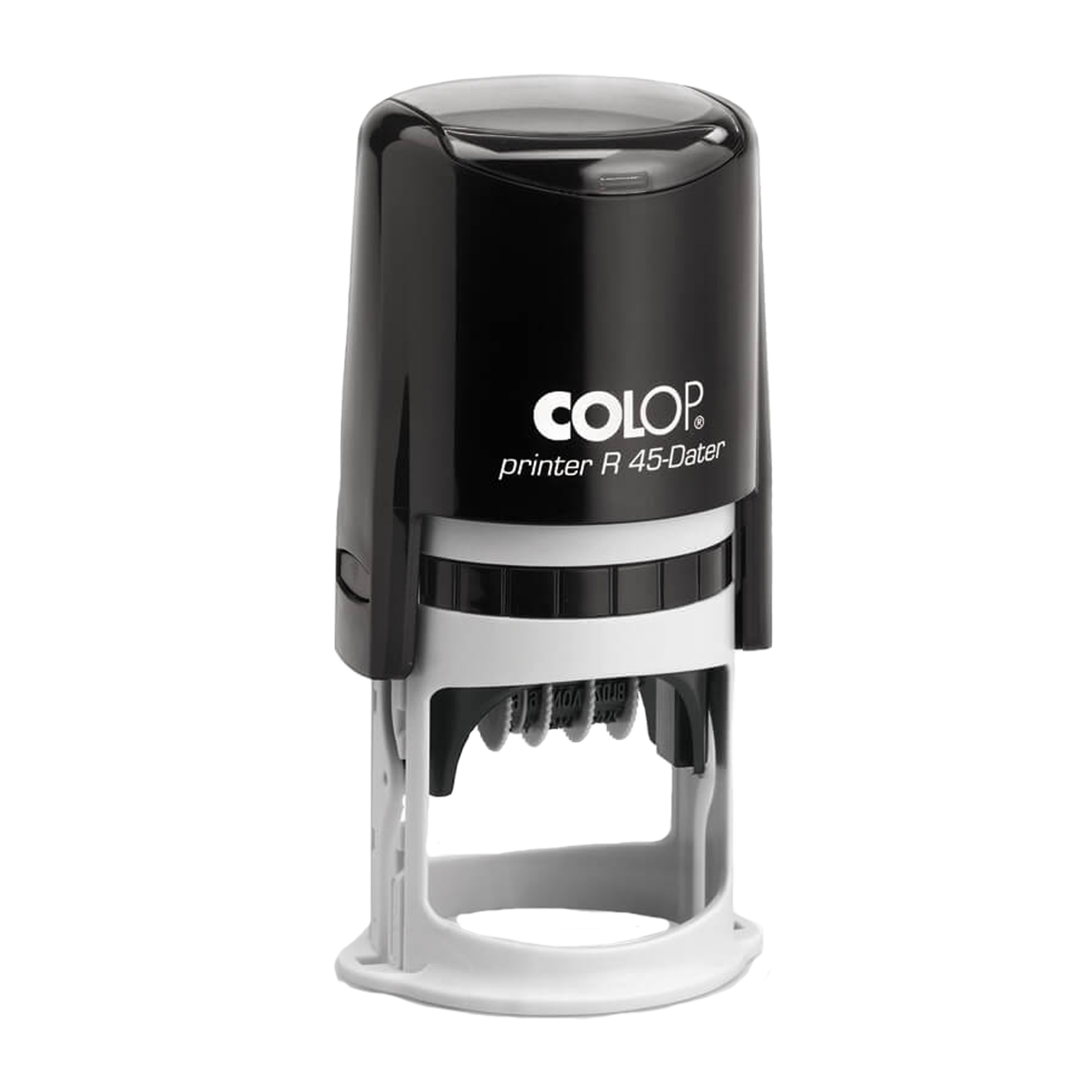 Colop Printer R45 DATER, ronde datumstempel met tekst naar keuze.
