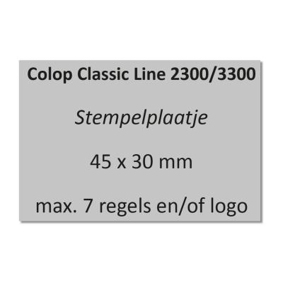 Colop 2300 & 3300