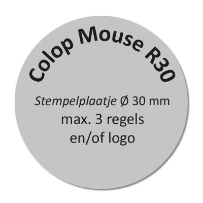 Stempelplaatje Colop Stamp Mouse R30