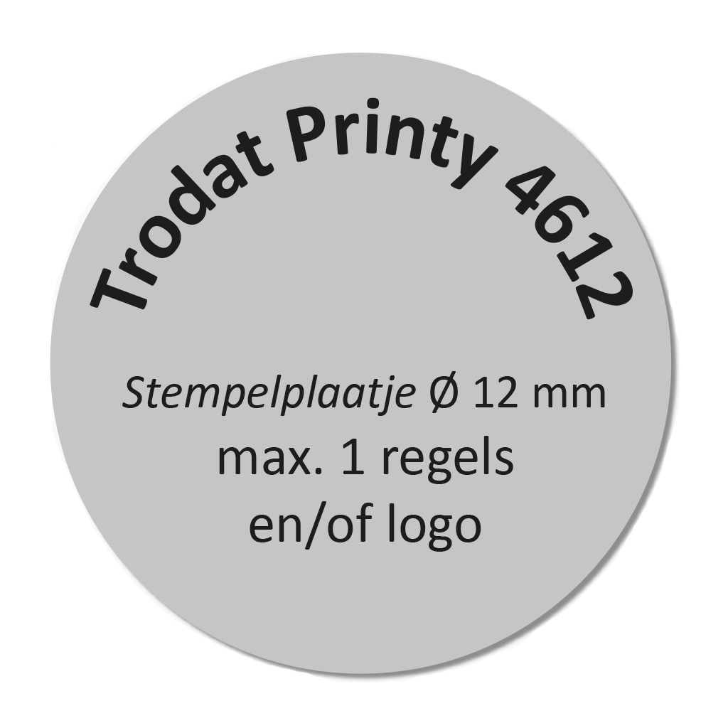 Stempelplaatje Trodat Printer R12