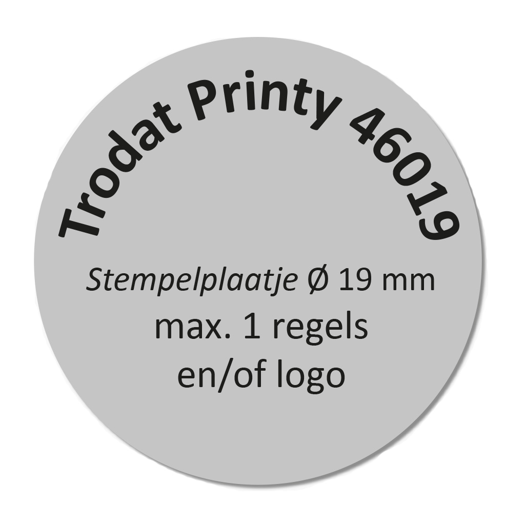 Stempelplaatje Trodat Printy 46019