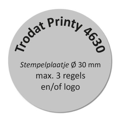 Stempelplaatje Trodat Printy 4630