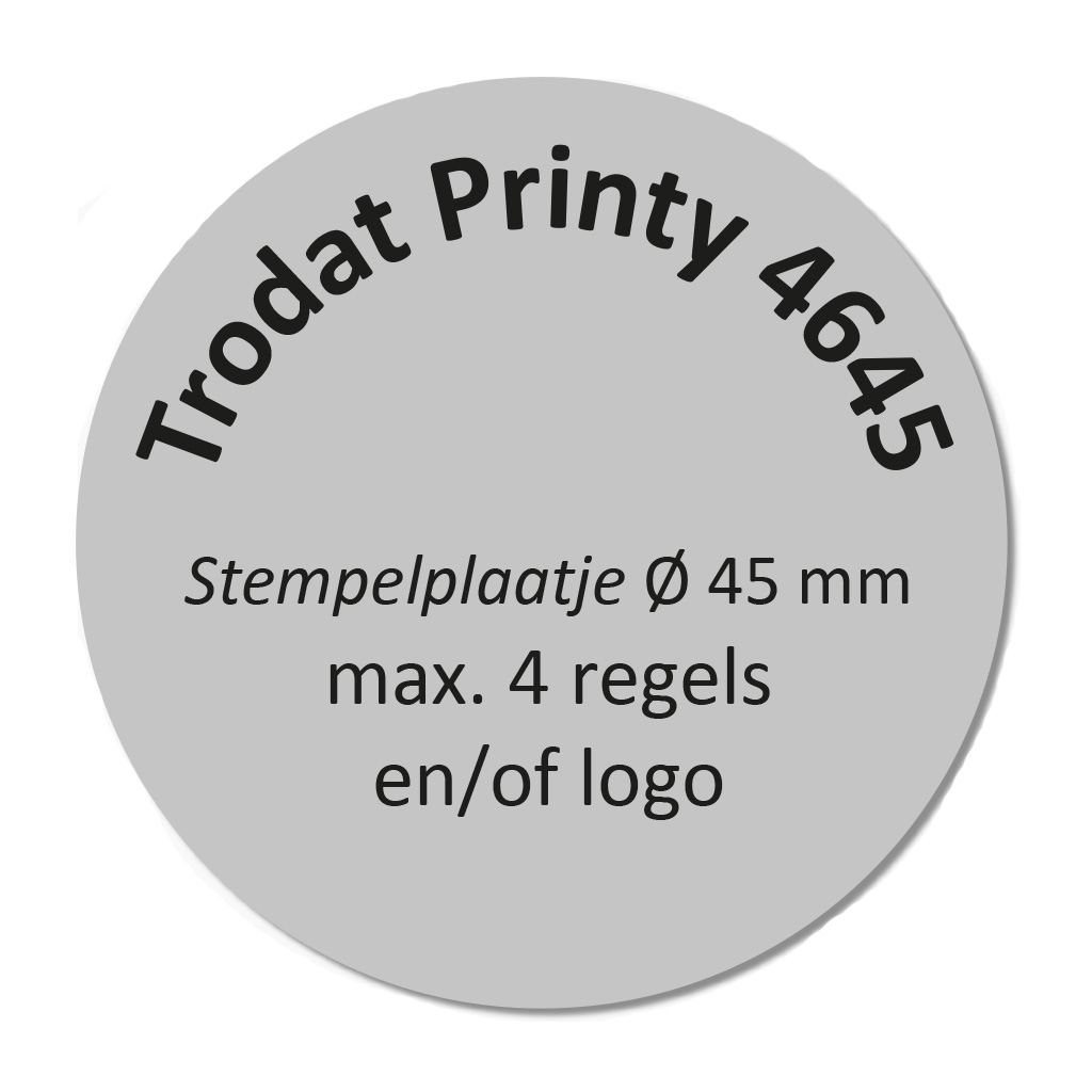Stempelplaat Trodat Printy 46045
