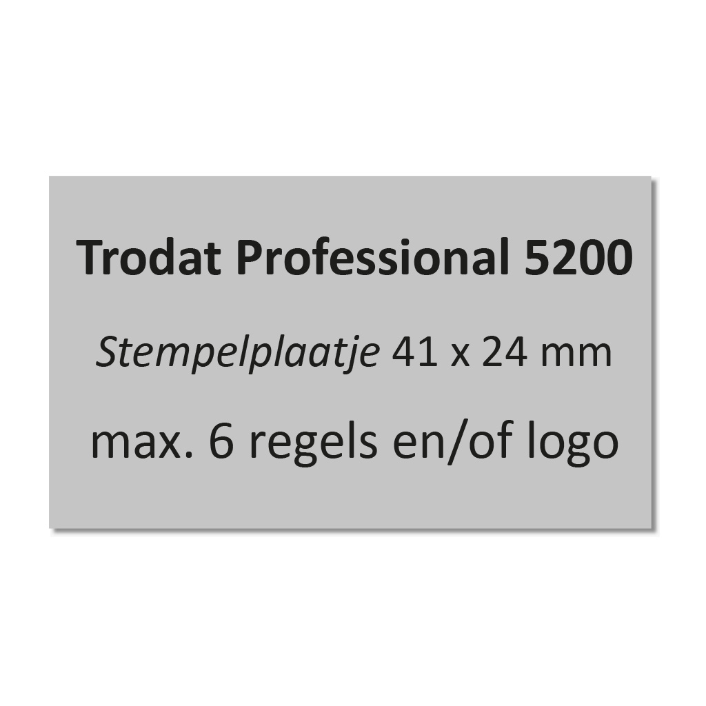 Stempelplaat Trodat Professional 5200