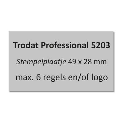 Stempelplaat Trodat Professional 5203