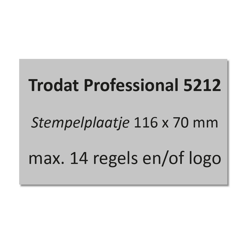 Stempelplaat Trodat Professional 5212