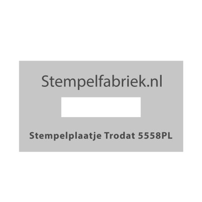 Stempelplaat Trodat Professional 5558/PL